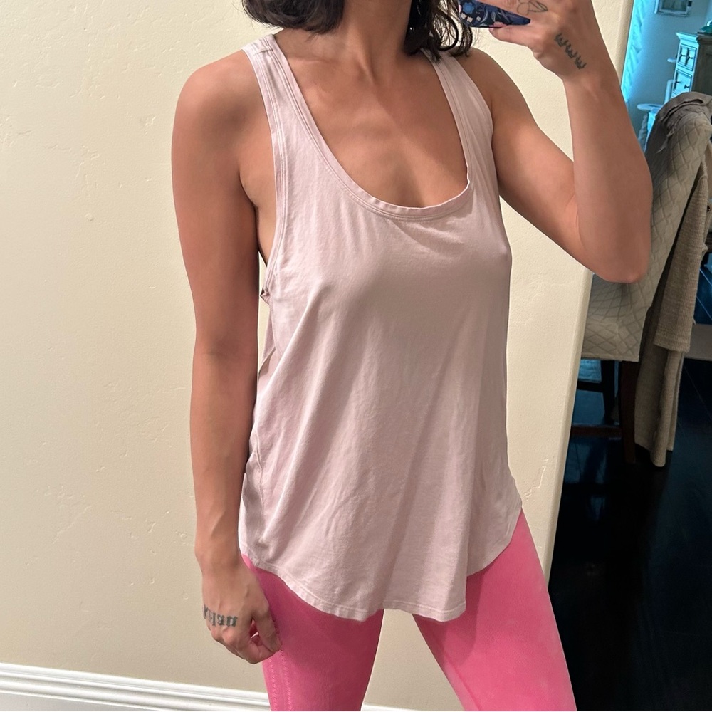 Lululemon Pink Racerback Tank Top Size 8